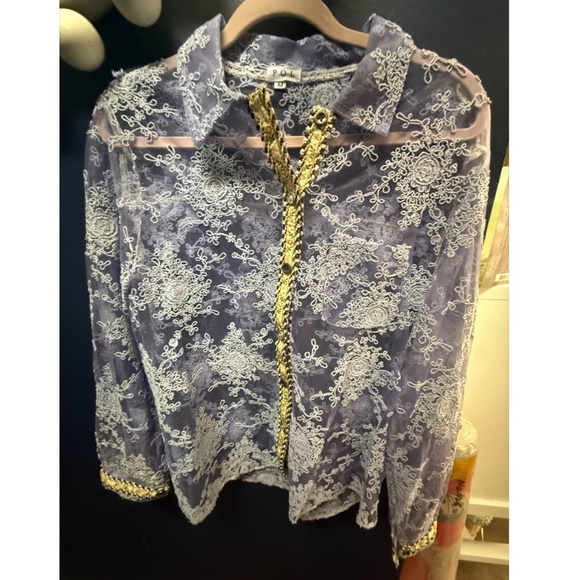 Pol Purple Lace top NEVER WORN - Picture 1 of 1